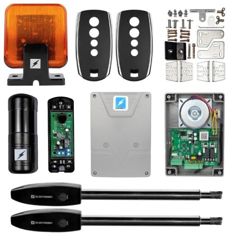 ETM-02 Napęd do bramy dwuskrzydłowej Elektrobim - 700 kg i 7 m