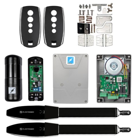 ETM-01 Fortis Napęd do bramy dwuskrzydłowej Elektrobim - 600kg/5m - bez lampy