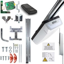 Zestaw FAAC D1000 FDS do bram garażowych z 3m szyną dwuczęściową kewlarową