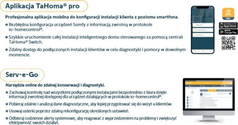 Zestaw Somfy Elixo 3S+ M IO Comfort Pack do 600kg bram przesuwnych